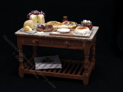 (image for) Miniature Pizza Preparation Table