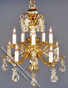 (image for) Dollhouse Scale Model Sheryl Renee Chandelier
