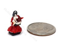 (image for) Vintage Miniature Handmade Lady in Red Figurine