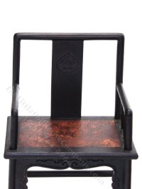 (image for) Miniature Inlaid Ching Chair for Dollhouses
