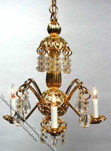 (image for) Miniature 12 volt Alexandra Chandelier