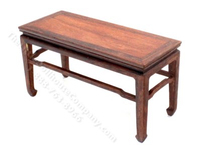 (image for) Miniature Ming Bench for Dollhouses
