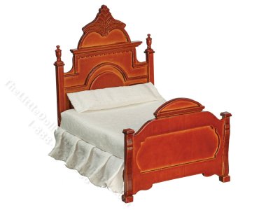 (image for) Miniature Victorian Bed in Walnut