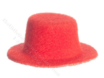 (image for) Miniature Red Felt for Dollhouses