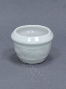 (image for) Miniature Porcelain Planter for Dollhouses