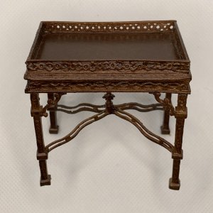 (image for) Miniature Ornate Chippendale Table
