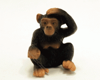 (image for) Dollhouse Scale Model Chimpanzee
