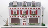 (image for) Quarter Scale Victorian Store Front Dollhouse Kit