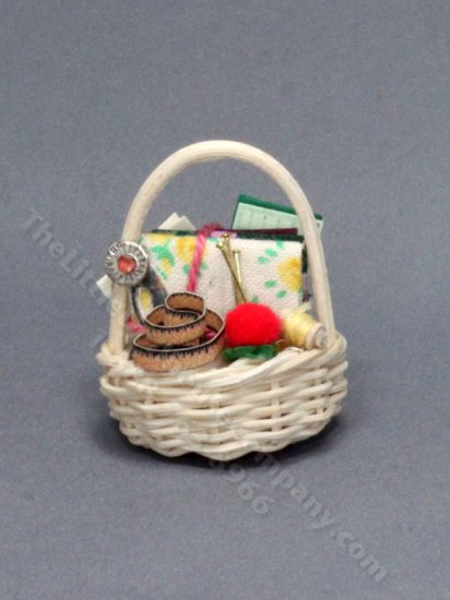 (image for) Miniature Quilting Basket by Taylor Jade