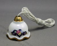 (image for) Dollhouse Scale Model Blue Royale Hanging Lamp