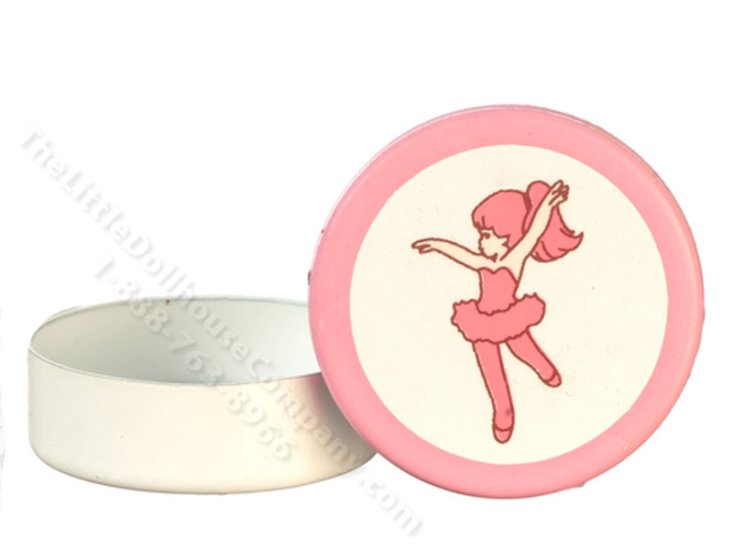 (image for) Miniature Ballerina Tin for Dollhouses