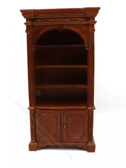 (image for) Miniature Open Walnut Bookcase