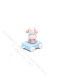 (image for) Miniature Handmade Lamb Pull Toy for Dollhouses