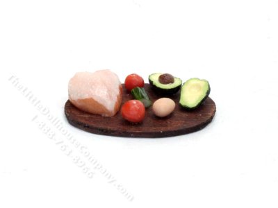 (image for) Miniature Chicken Cutting Board for Dollhouses
