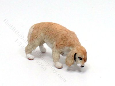 (image for) Dollhouse Scale American Spaniel Dog