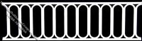 (image for) Miniature White Rail Fencing for Dollhouses (2 per pack)