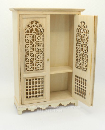 (image for) Miniature Unfinished Mediterranean Styled Wardrobe