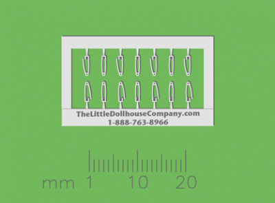 (image for) Miniature Safety Pins For Dollhouses