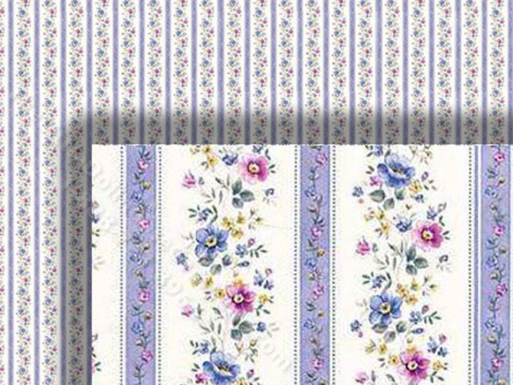(image for) Dollhouse 1/2 Scale Model Stripe Wallpaper