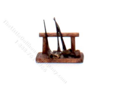 (image for) Miniature Handmade Set of Smoking Pipes for Dollhouses