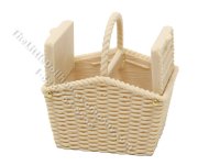 (image for) Miniature Picnic Basket for Dollhouses