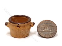 (image for) Miniature Stoneware Pot for Dollhouses