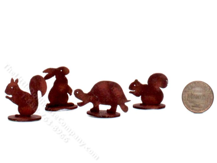 (image for) Miniature Wooden Wodland Animal Silhouettes Kit by Pierluigi
