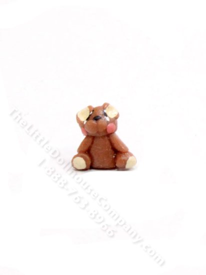 (image for) Miniature Sculpted Bear Toy for Dollhouses