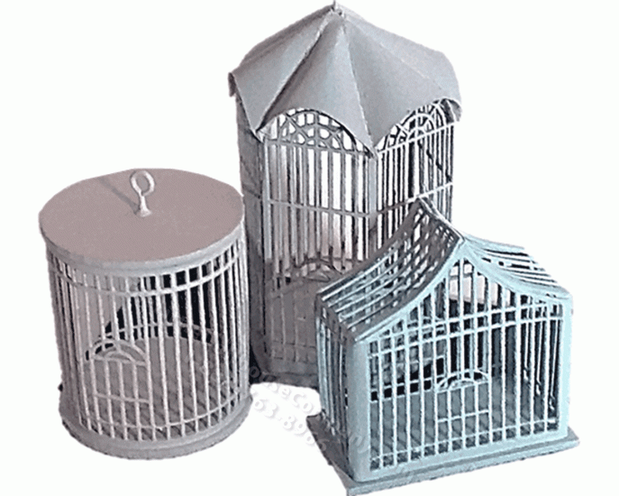 (image for) Kit of Miniature Birdcages