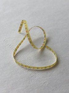 (image for) Miniature Measuring Tape for Dollhouses - Yellow