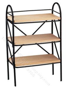 (image for) Miniature Black Wire Shelving Unit for Dollhouses
