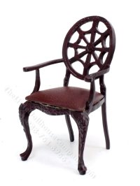 (image for) Miniature Spiderweb Chair for Dollhouses