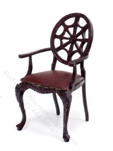 (image for) Miniature Spiderweb Chair for Dollhouses