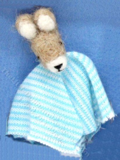 (image for) Miniature Mohair Cuddle Bunny by Erna Meyer