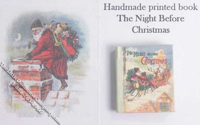 (image for) Miniature Book: 'The Night Before Christmas'