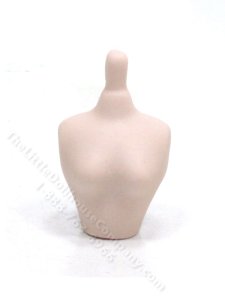 (image for) Miniature Porcelain Chest Dress Form