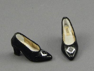 (image for) Patent Leather Shoes With Diamond Detailing by Judith Blondell