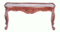 (image for) Miniature Walnut Dijon Coffee Table for Dollhouses