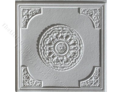 (image for) Dollhouse Scale Model Pollicard Square Ceiling