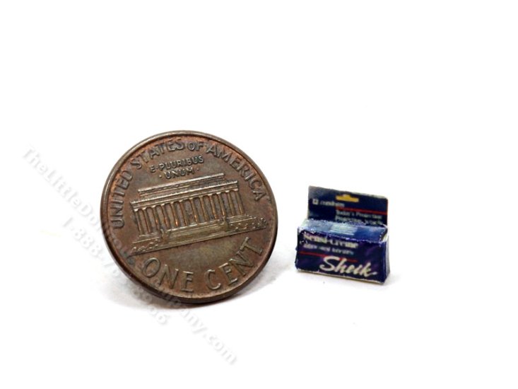 (image for) Miniature Replica Box of Condoms for Dollhouses
