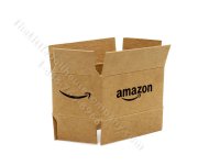 (image for) Miniature Amazon Box with Packing Labels