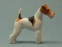 (image for) Miniature Standing Male Wire-Hair Fox Terrier by Karl Blindheim