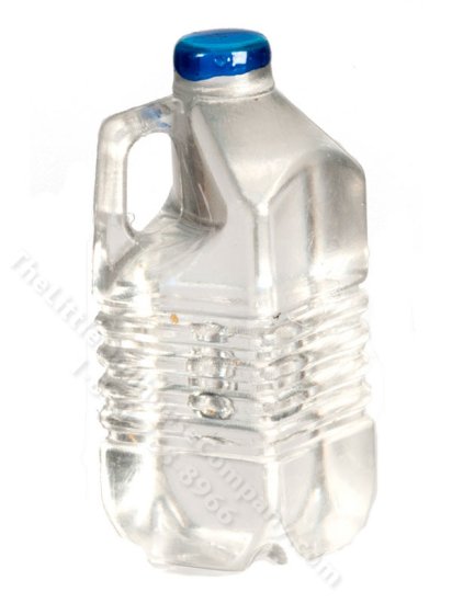 (image for) Miniature 1/2 Gallon Bottle of Water for Dollhouses