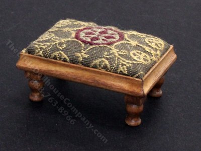 (image for) Miniature Footstool for Dollhouses by Judith Blondell