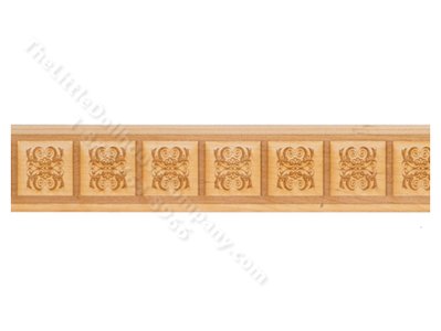(image for) Miniature Squares Wainscot Panel for Dollhouses