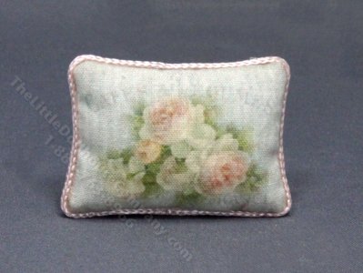 (image for) Miniature Pale Cafe Pillow for Dollhouses