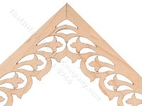 (image for) Laser Fleur de Lis Angle Trim for Dollhouses