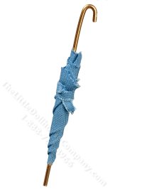(image for) Miniature Blue Umbrella for Dollhouses