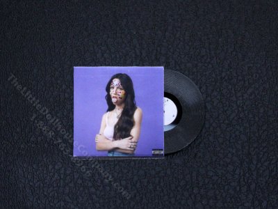 (image for) Miniature Olivia Rodrigo "Sour" Vinyl Record