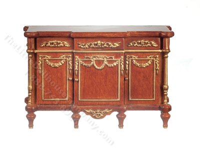 (image for) Miniature Chipendale Break Front Sideboard
